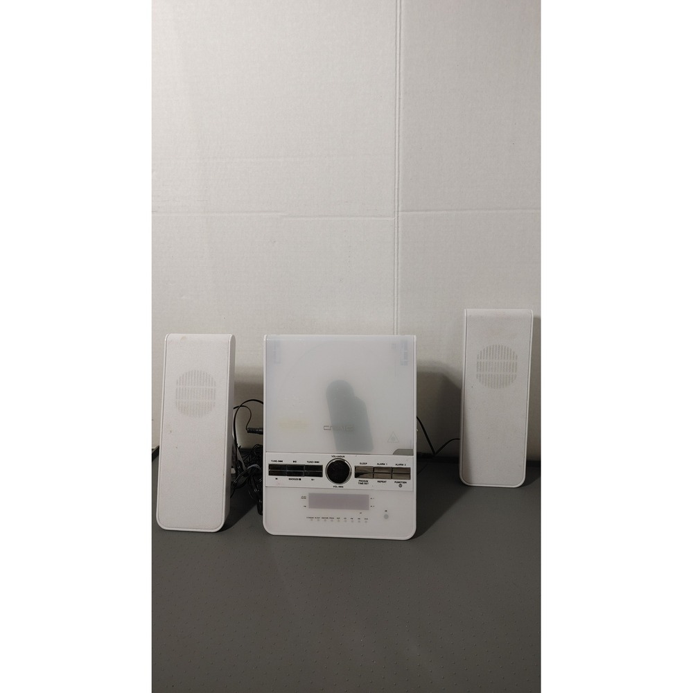Craig CM427BT CD Shelf System Bluetooth AM/FM Radio White Wall Mountable *Works